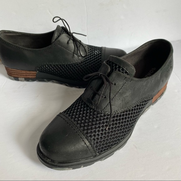 Sorel Major Oxford black leather and mesh 7.5 - Picture 3 of 14